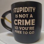 STUPIDITY IS NOT A CRIME